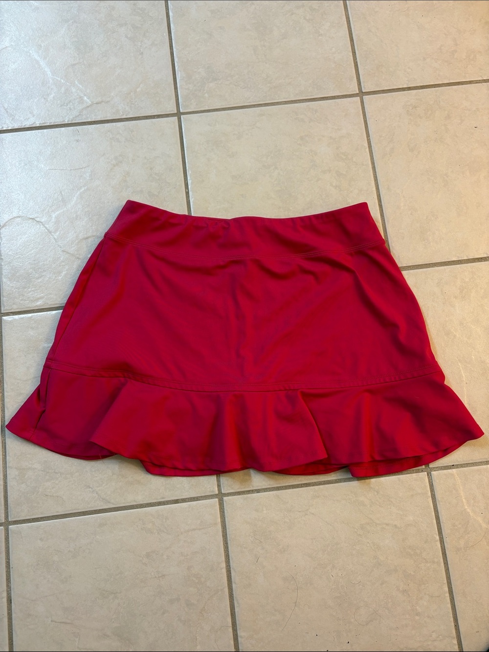 Tommy Bahama Golf Pink Ruffle-Hem A-Line Skort